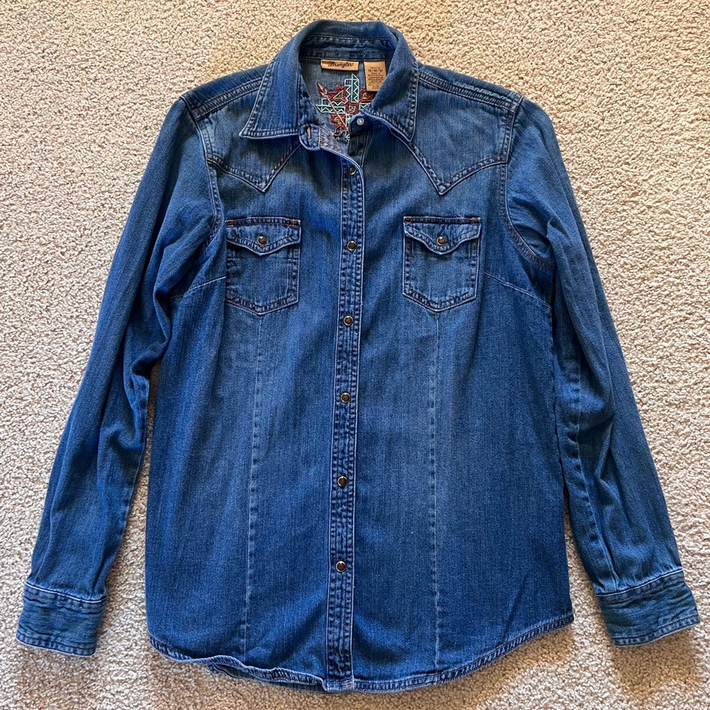Wrangler Denim Western Shirt